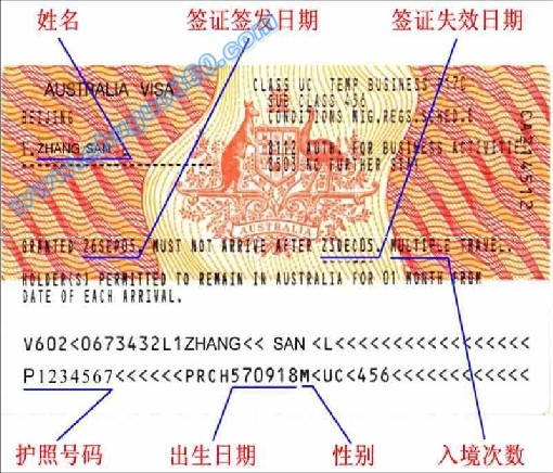 澳大利亚签证